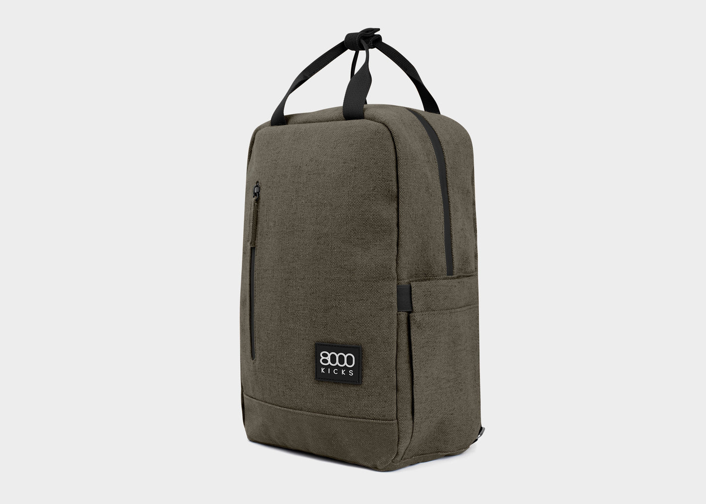 Lille Hamp Backpack i Mørkegrøn