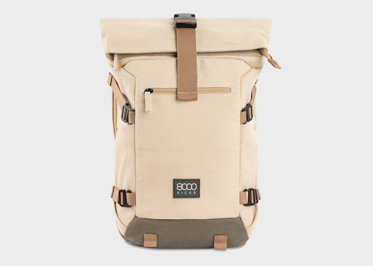 Nomad Backpack i Beige and Grøn