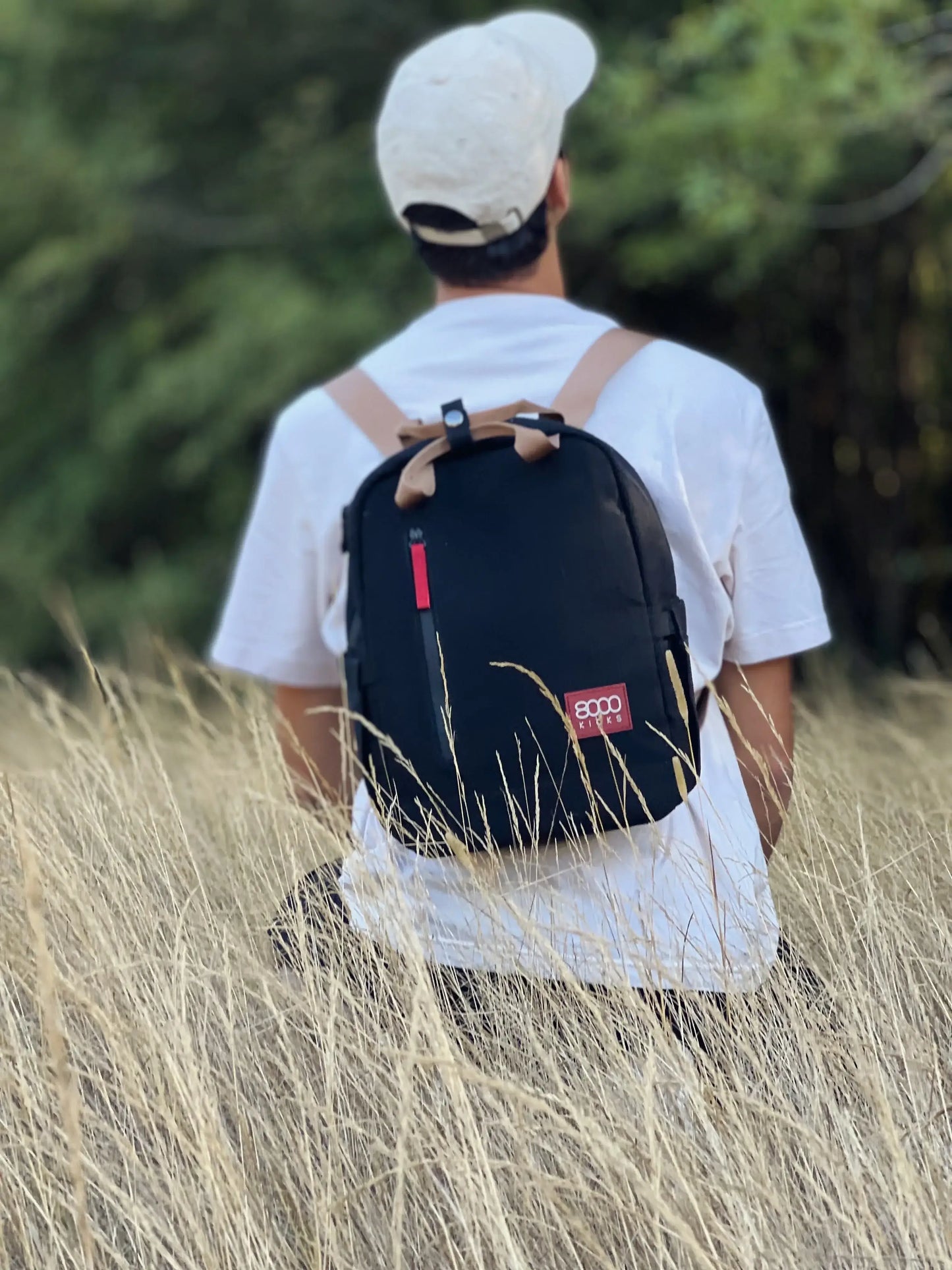 Lille Hamp Backpack i Sort