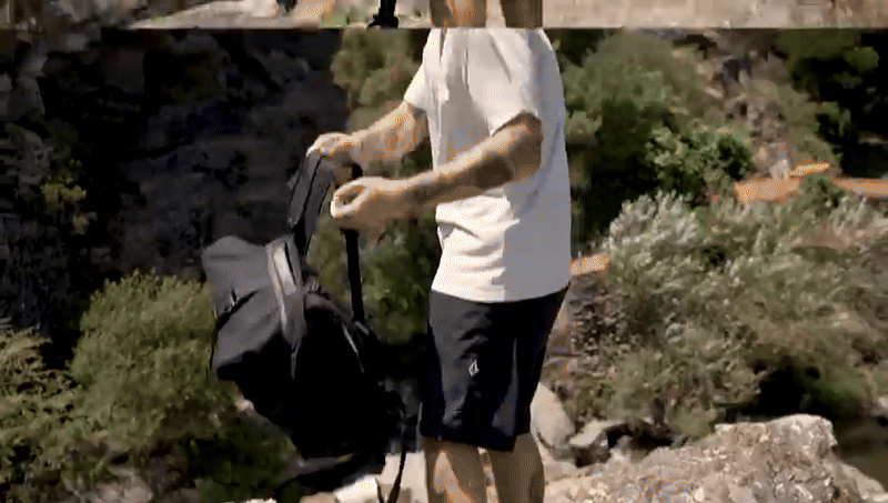 Nomad Backpack i Sort og Beige