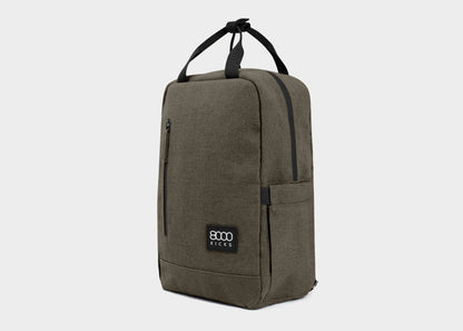 Lille Hamp Backpack i Mørkegrøn
