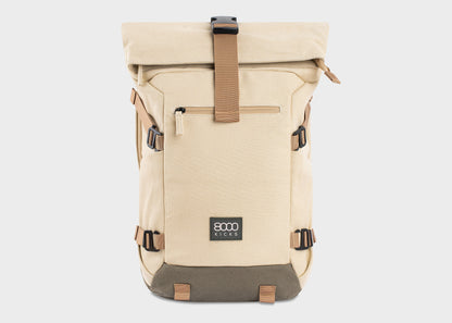 Nomad Backpack i Beige and Grøn